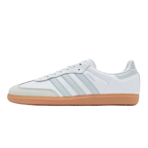 اديداس سامبا أبيض و ازرق فاتح