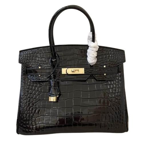 شنطة ايرميز اسود تصميم فاخر