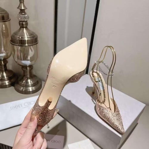 جيمي تشو كعب عالي 'سايدا' بزينة كريستال