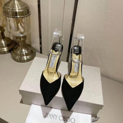 جيمي تشو كعب عالي أسود للمناسبات