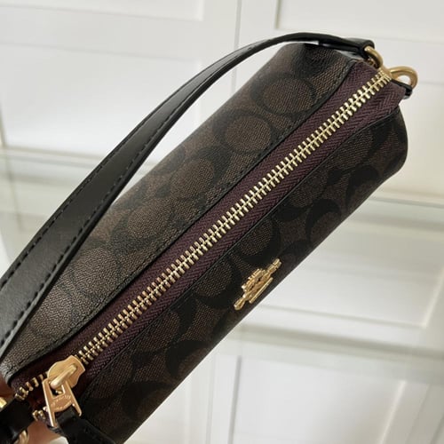 شنطة كوتش بني و اسود