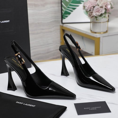 سان لوران كعب عالي اسود