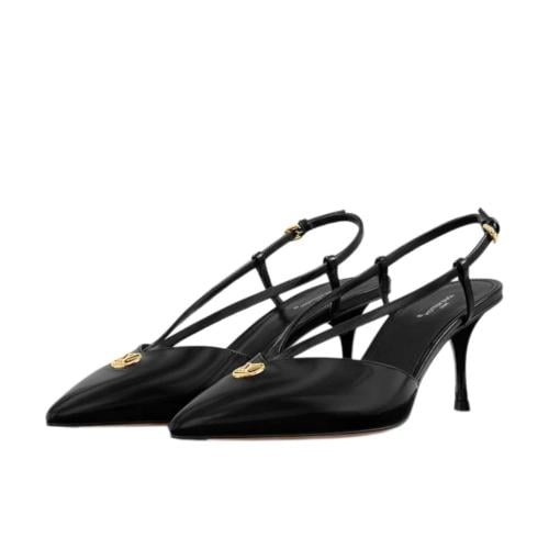 لويس فيتون كعب عالي أسود فخم