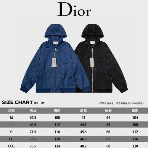 جاكيت ديور اسود بنمط خفيف جميل