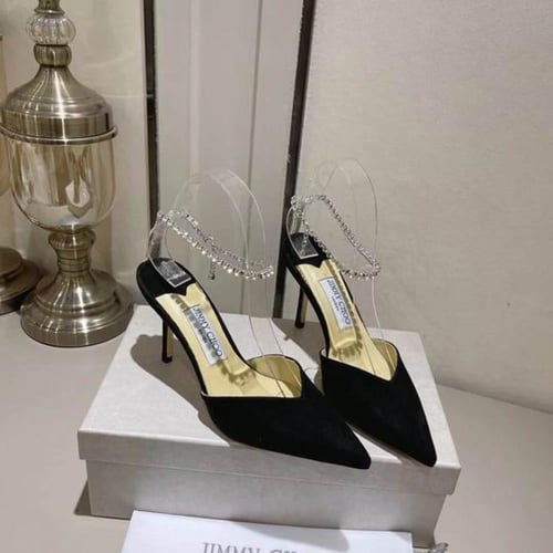 جيمي تشو كعب عالي أسود للمناسبات