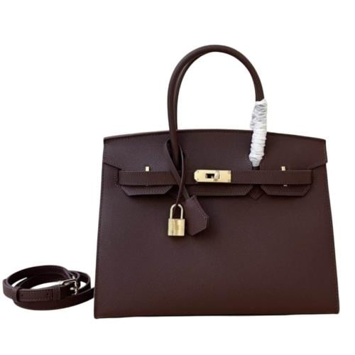 شنطة ايرميز بني غامق