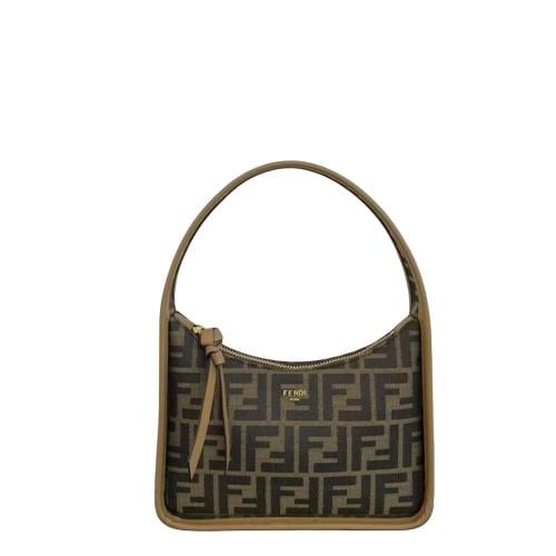 شنطة كتف فيندي بني بشعار FF