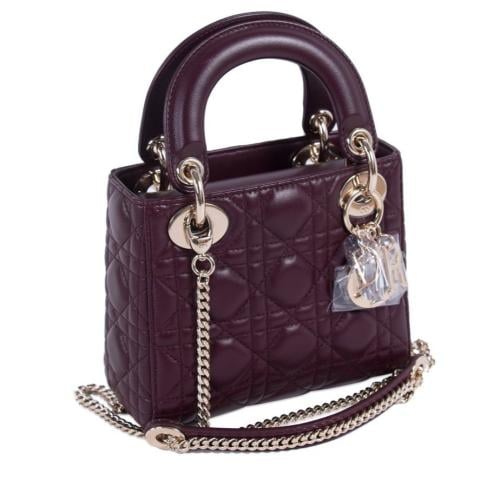 شنطة ديور ميني ليدي عنابي