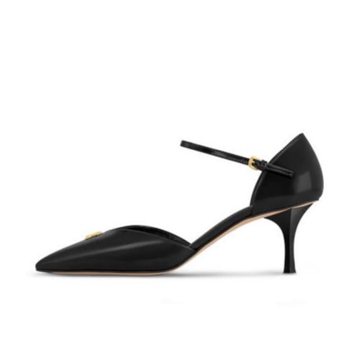 لويس فيتون كعب عالي أسود أنيق