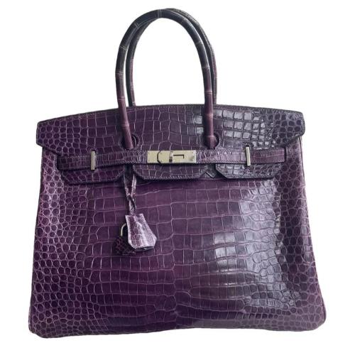 شنطة ايرميز بنفسجية