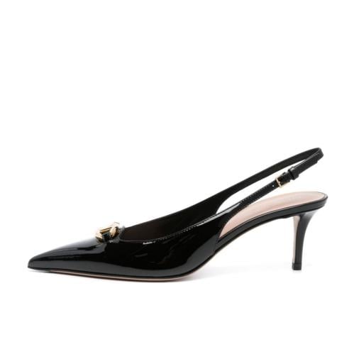 فالينتينو كعب عالي أسود أنيق