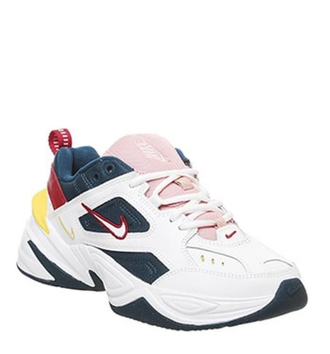 نايكي ام تو كي تكنو ابيض و اصفر