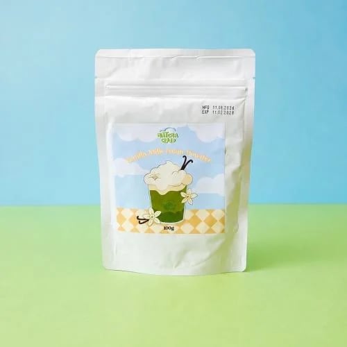 فوم ماتشا بنكهة الفانيلا 100g