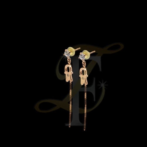 حلق (زركون) فضة عيار 925