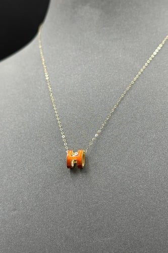 عقد ذهب عيار 18 H ملون وزن من 0.8 الى 0.9 جرام