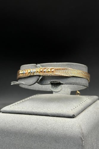 اسوارة ذهب صافي ايطالي عيار 18 وزن 7.4 جرام