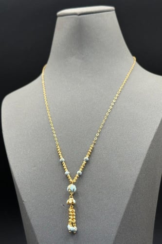 عقد كور نازل ذهب تصميم هندي عيار 21 وزن 5.8 جرام