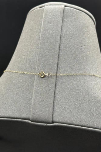 سلسال ذهب ناعم عيار 18 دائرة مفرع تصميم الماس وزن...