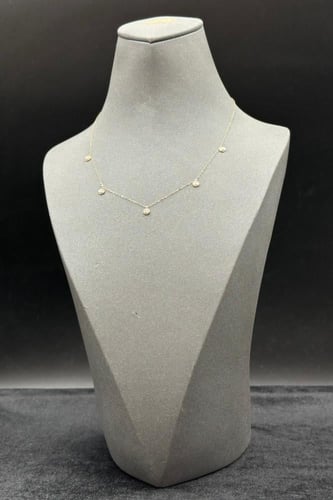 شوكر ذهب عيار 18 باقيت بتصميم الماس وزن من 0.7 الى...