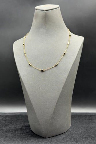 سلسال ذهب عيار ٢١ كور بتصميم هندي وزن 3.7 جرام