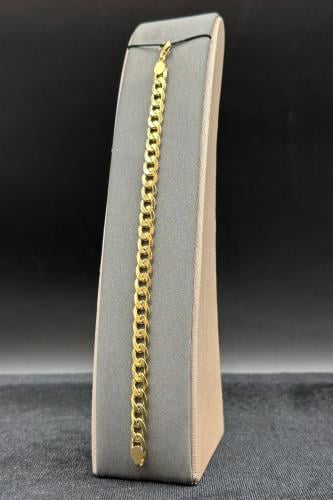 اسوارة جنزير ذهب صافي عيار 18 وزن من 6.5 الى 6.6 ج...