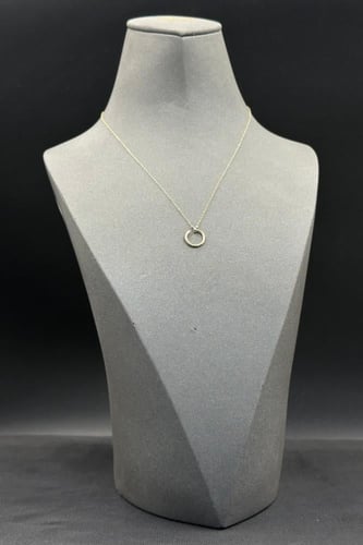 عقد مسمار ذهب عيار 18 حلقة التوازن وزن من 0.6 إلى...