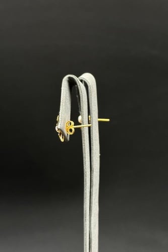 حلق رموش ذهب متعدد الألوان عيار 21 وزن من 1.2 الى...