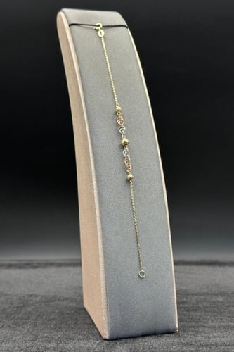 اسوارة كور مع دوائر ذهب صافي ايطالي عيار 18 وزن 1....