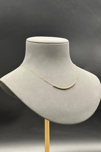 عقد كور مع جنزير ذهب صافي ايطالي