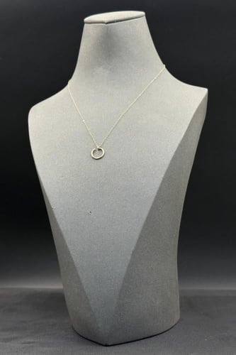 عقد مسمار ذهب عيار 18 حلقة التوازن وزن من 0.6 إلى...