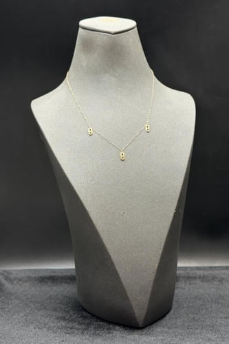 سلسلة ذهب عيار 18 بتصميم الماس وزن من 0.7 الى 0.8...