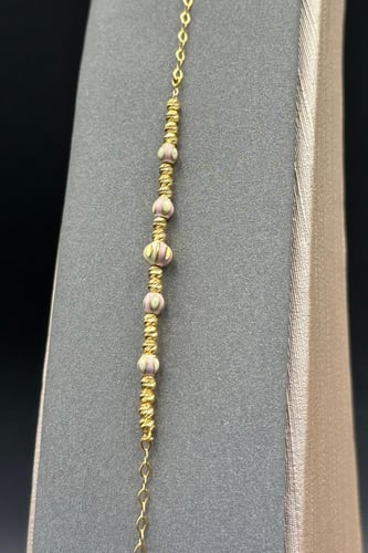 اسوارة كور ذهب تصميم هندي عيار 21 وزن 2.3 جرام