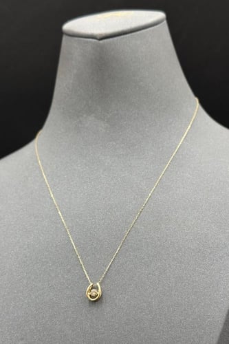 عقد الماس وزن الذهب : 0.76 جرام وزن الألماس : 0.08...