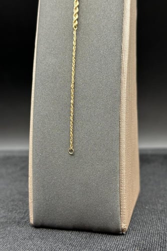 اسوارة مجدول ذهب صافي عيار 18 وزن من 0.5 الى 0.6 ج...