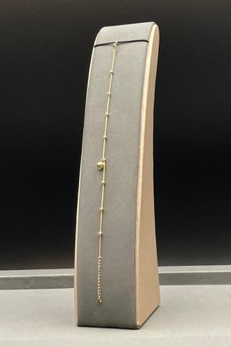 اسوارة كور مع قلب ذهب صافي