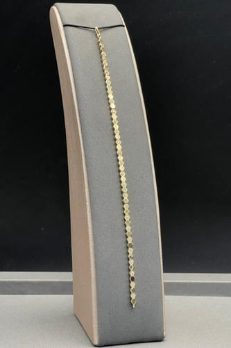 اسوارة خلية ذهب تصميم الماس عيار 18 وزن 6.9 جرام