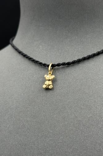 تعليقة اطفال دب ذهب صافي عيار 18 وزن 0.8 جرام