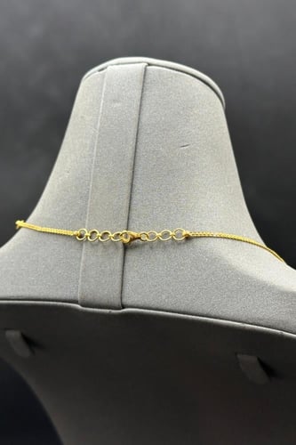 شوكر وردات ذهب تصميم هندي عيار 21 وزن 9.4 جرام