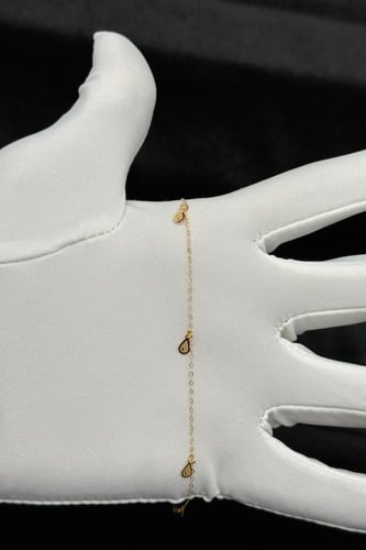 اسوارة ذهب صافي عيار 21 وزن 0.4 جرام