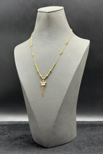 سلسال ذهب عيار ٢١ مع كور تصميم هندي وزن من 5.3 الى...