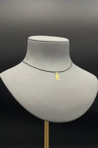 سلسال ذهب ناعم عيار 18 قيطان مرن وزن 0.9 جرام