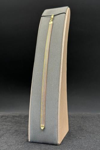 اسوارة فلات ذهب صافي ايطالي عيار 18 وزن 5.3 الى 5....