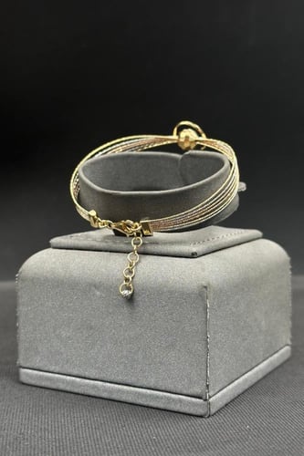 اسوارة كور ذهب صافي عيار 18 وزن 7.4 جرام