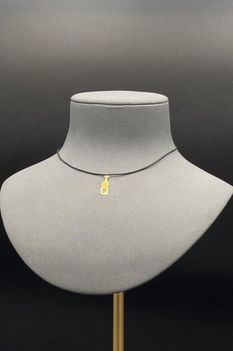 سلسال ذهب ناعم عيار 18 قيطان مرن وزن 0.9 جرام