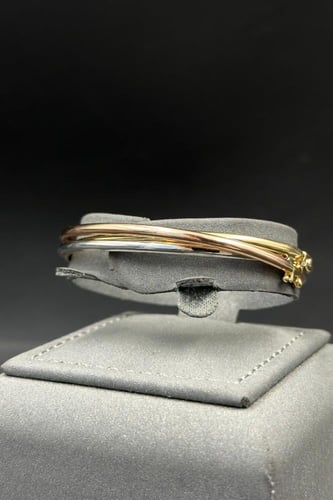 اسوارة ذهب صافي ايطالي عيار 18 وزن 11.2 جرام