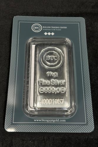 سبيكة فضة كيلو وزن 1000 جرام -استثمار ذكي بتصميم ا...