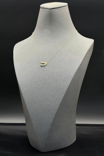 عقد ذهب تصميم الماس عيار 18 وزن 0.8 جرام