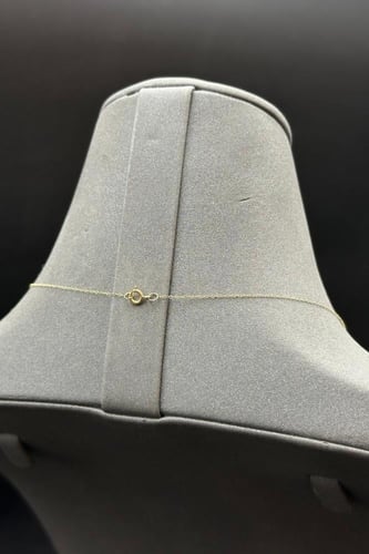 سلسال ذهب عيار 18 خلية تصميم الماس وزن من 0.4 الى...