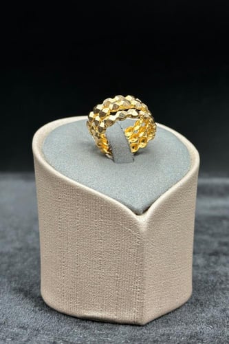 دبلة مرامي ذهب صافي عيار 21 وزن من 4.6 الى 5 جرام