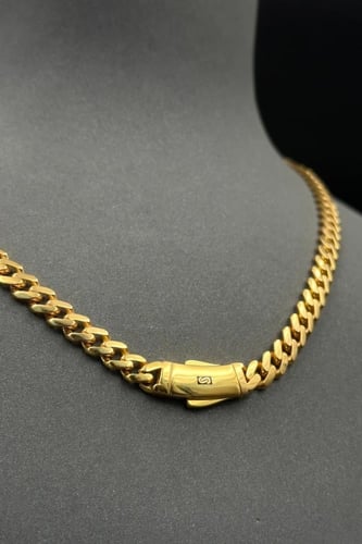 سلسلة جنزير ذهب عيار 21 الجنزير الملكي وزن 19.5 جر...